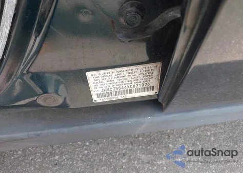 1999 Honda Accord Lx from USA, damaged, VIN JHMCG5644XC021926